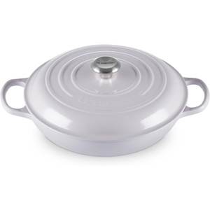 image:imageLe Creuset Enameled Cast Iron Signature Round Braiser 35 qt NectarShallot