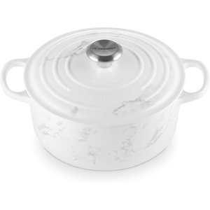 image:imageLe Creuset Enameled Cast Iron Signature Round Dutch Oven 725 qt NectarMarble