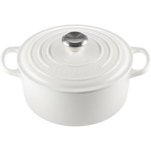 image:imageLe Creuset Enameled Cast Iron Signature Round Dutch Oven 725 qt NectarWhite