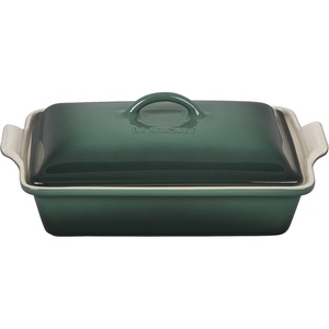 image:imageLe Creuset Stoneware Covered Rectangular Casserole 12 x 9 Nectar  4 qt 12 x 9Artichaut
