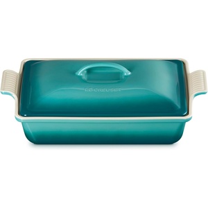 image:imageLe Creuset Stoneware Covered Rectangular Casserole 12 x 9 Nectar  4 qt 12 x 9Riviera