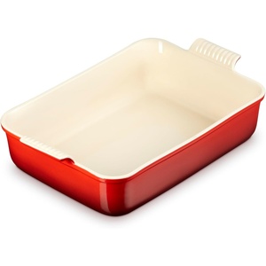 image:imageLe Creuset Stoneware Deep Rectangular Lasagna Dish 675 qt NectarCerise