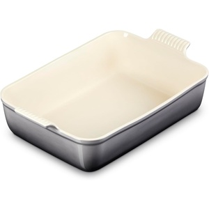image:imageLe Creuset Stoneware Deep Rectangular Lasagna Dish 675 qt NectarOyster