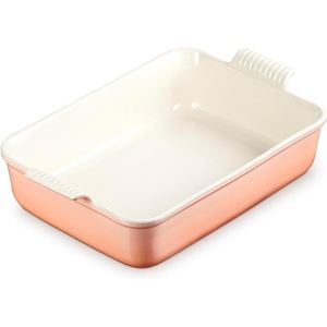 image:imageLe Creuset Stoneware Deep Rectangular Lasagna Dish 675 qt NectarPeche