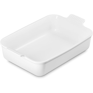 image:imageLe Creuset Stoneware Deep Rectangular Lasagna Dish 675 qt NectarWhite