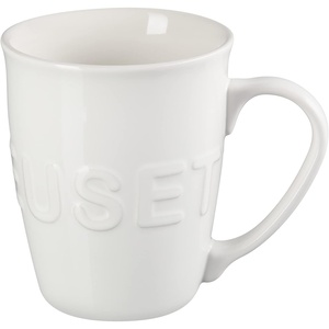 image:imageLe Creuset Stoneware ExtraLarge Logo Coffee Mug 20oz NectarWhite