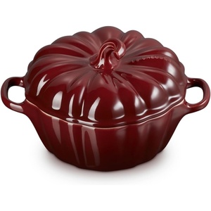 image:imageLe Creuset Stoneware Figural Pumpkin Petite Cocotte 12 oz NectarGarnet