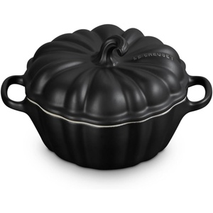 image:imageLe Creuset Stoneware Figural Pumpkin Petite Cocotte 12 oz NectarLicorice