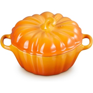 image:imageLe Creuset Stoneware Figural Pumpkin Petite Cocotte 12 oz NectarPersimmon
