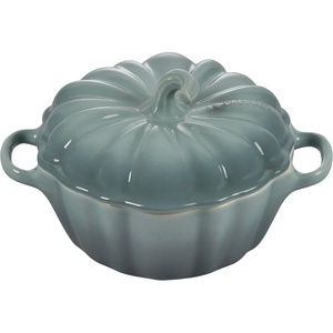 image:imageLe Creuset Stoneware Figural Pumpkin Petite Cocotte 12 oz NectarSea Salt