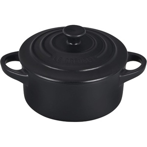 image:imageLe Creuset Stoneware Mini Round Cocotte 8oz NectarLicorice