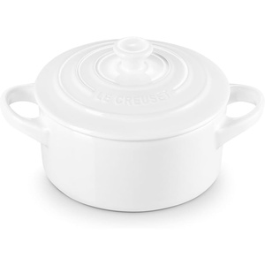 image:imageLe Creuset Stoneware Mini Round Cocotte 8oz NectarWhite
