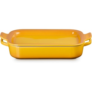 image:imageLe Creuset Stoneware Rectangular Dish with Platter Lid 3 qt NectarNectar
