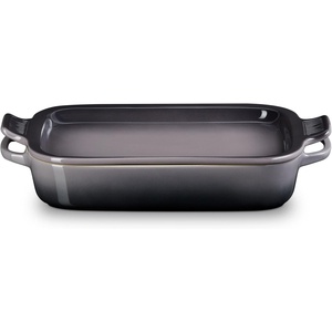 image:imageLe Creuset Stoneware Rectangular Dish with Platter Lid 3 qt NectarOyster