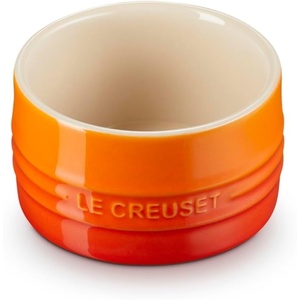 image:imageLe Creuset Stoneware Round Straight Wall Ramekin Set of 2 Nectar  Set of 2 7 oz EachFlame