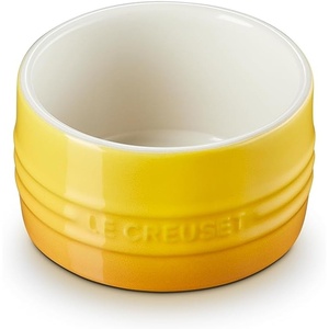 image:imageLe Creuset Stoneware Round Straight Wall Ramekin Set of 2 Nectar  Set of 2 7 oz EachNectar