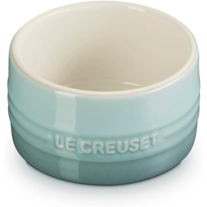 image:imageLe Creuset Stoneware Round Straight Wall Ramekin Set of 2 Nectar  Set of 2 7 oz EachSea Salt